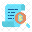 Busqueda De Criptomonedas Busqueda De Archivos Bitcoin Busqueda De Documentos Bitcoin Icono