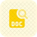 Buscar Archivo Doc Buscar Archivo Buscar Documento Icono