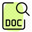 Buscar Archivo Doc Buscar Archivo Buscar Documento Icon