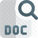 Buscar Archivo Doc Buscar Archivo Buscar Documento Icon