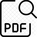 Busqueda De Archivos Pdf Icono
