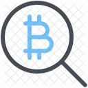 Buscar Bitcoin Buscar Bitcoin Encontrar Bitcoin Icon