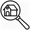 Icono De Busqueda De Linea De Inicio Icono