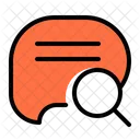 Buscar Chat Conversacion Comunicacion Icono