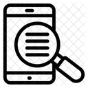 Buscar contenido del teléfono  Icono