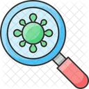 Busqueda De Coronavirus Icono