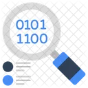 Buscar Datos Binarios Buscar Codigo Binario Buscar Codigo Binario Icono