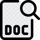 Buscar Archivo Doc Buscar Archivo Buscar Documento Icon