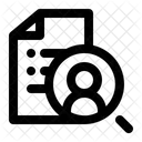 Buscar Empleado Encontrar Base De Datos Icon