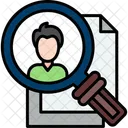 Busqueda De Empleados Trabajo Remoto Contratacion Icono
