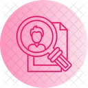 Busqueda De Empleados Trabajo Remoto Contratacion Icono