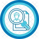 Busqueda De Empleados Trabajo Remoto Contratacion Icono