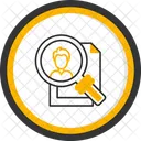 Busqueda De Empleados Trabajo Remoto Contratacion Icono