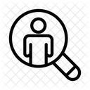 Busqueda Perfil Usuario Icono