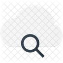 Busqueda Simbolo Nube Icono