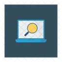 Busqueda Computadora Portatil Lupa Icon