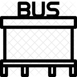 Bushaltestelle  Symbol