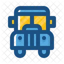 Bushaltestelle Bus Busschule Symbol