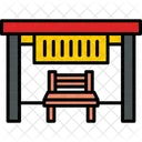 Bushaltestelle  Symbol
