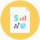 Business Report Magnifier Icon