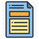 Business Business File Report Icon