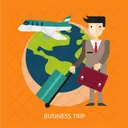 Business Trip Corporate Icon