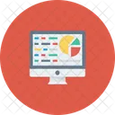 Business Graph Monitor Icon