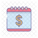 Dollar Calendar Appointment Icon