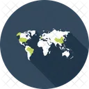 Business Communication Earth Icon