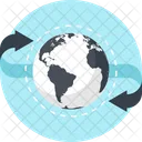 Business Communication Earth Icon