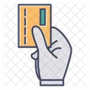 Business Cutaway Hand Icon