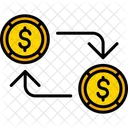 Business Dollar Exchange Icon