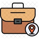 비즈니스 서류가방 여행가방 아이콘
