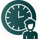 Business Clock Concept Icon