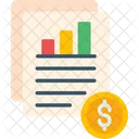 Business Document Earnings Icon