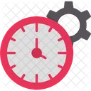 Business Businessman Clock Icon