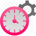 Business Businessman Clock Icon