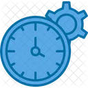 Business Businessman Clock Icon