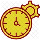 Business Businessman Clock Icon