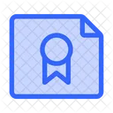 Business Diploma Certificate Icon