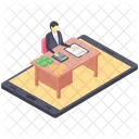 Accountant Cashier Bookkeeper Icon