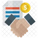 Business Agreement Business Contract Legal Agreement Icon