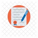 Contract Business Agreement Deed Icon