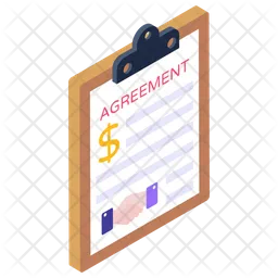 Business Agreement  Icon