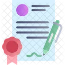Business Agreement Agreement Contract Icon