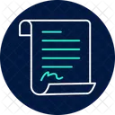 Business Agreement Document  Icon