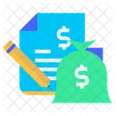 Contract Agreement Document Icon
