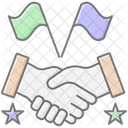 Business Alliance Lineal Color Icon アイコン
