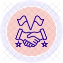 Business Alliance Line Icon Icon