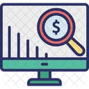 Business Analysis Finance Ratio Financial Analysis Icon